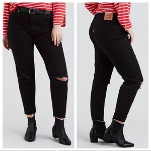 NEW Levi’s Black Jeans Wedgie Fit Size 16